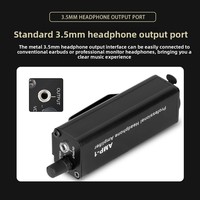 Amplificateur de casque Lengtion AMp-1, amplificateur stéréo pour casque, écouteurs, entrée XLR/6,35 mm, sortie 3,5 mm, convertisseur audio portable, volume