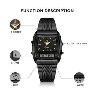 Relojes <span class=keywords><strong>de</strong></span> Pulsera <span class=keywords><strong>de</strong></span> Cuarzo <span class=keywords><strong>Digital</strong></span> LIEBIG L1030 para Hombre, Relojes Casuales <span class=keywords><strong>de</strong></span> Moda con Doble Pantalla <span class=keywords><strong>de</strong></span> Hora, Deportivos, Semana, 3 Bares <span class=keywords><strong>de</strong></span> Resistencia al Agua, Relojes - Product Image 5