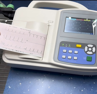 ECG portable pour chien et chat, appareil ECG portable à 3 ou 6 canaux pour hôpital vétérinaire, surveillance cardiaque et utilisation courante