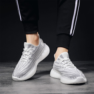 Chaussures de sport à surface filetée pour hommes adultes, décontractées, respirantes, en promotion, pour la course, printemps-été, confortables avec semelle massante - Product Image 4
