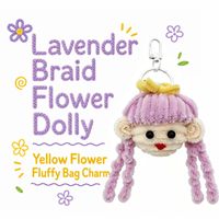 Kit de Matériel DIY HTL pour Porte-clés en Tiges de Chenille, Breloques de Sac Faits Main avec Vidéo Tutorielle pour Enfants et Adultes