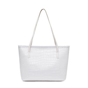 Sac fourre-tout pour femme à imprimé léopard, broderie crocodile, logo personnalisé, sac à main en cuir PU, grande capacité, sac fourre-tout tendance - Product Image 6