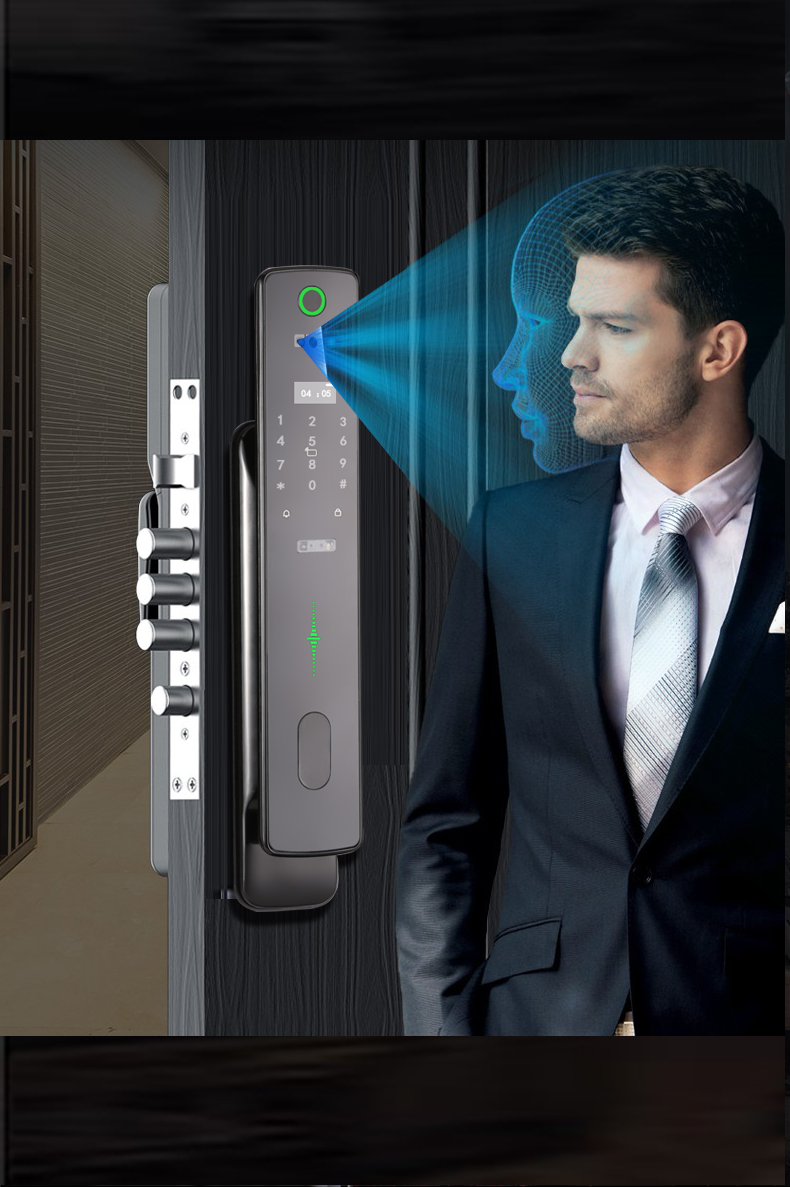 EIYSIE Q7 3D Face ID Smart Lock with Camera - Remote Control WiFi Connectivity