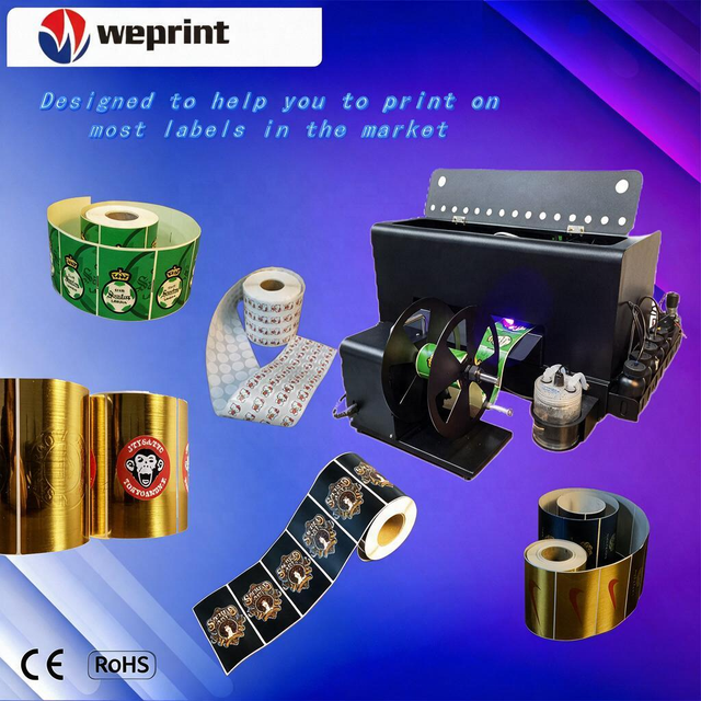 Factory Price A3 L805 Roll to Roll Inkjet Label Printer Sticker Machine UV Color Label Printer for Most Labels in the Market