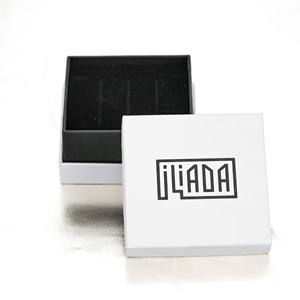 Wholesale Custom Printed Luxury Rigid Paper <b>Packaging</b> <b>Box</b> Logo With Lid and Base for Jewelry - Product Image 1