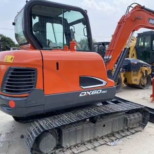 รถขุดขนาดเล็ก Doosan DX60-9C มือสองจากเกาหลีแท้ น้ำหนัก 6 ตัน ใช้ระบบไฮดรอลิก ชั่วโมงการใช้งานต่ำ เหมาะสำหรับงานสวนและเทศบาล - Product Image 4