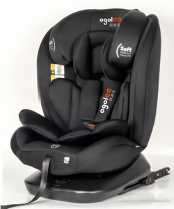 Siège auto enfant R129/04 360° rotatif avec mousse à mémoire de forme améliorée, protection latérale SIPS, <span class=keywords><strong>ISOFIX</strong></span>, 0-12 ans, noir, charge maximale 36 kg - Product Image 3