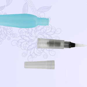 Pinceau solubles dans l'eau pour aquarelle, à poils naturels, pour dessins d'étudiants en plastique et artistes, idéal pour les travaux transfrontaliers. - Product Image 2