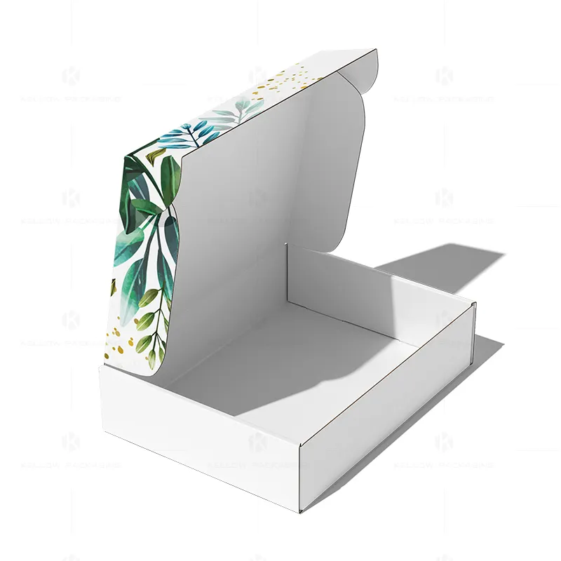 Caja de papel corrugado de lujo con logotipo personalizado, caja de regalo de boda, embalaje para invitados