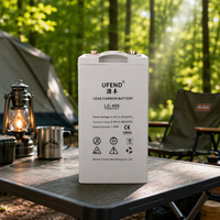 Batterie AGM au plomb-carbone OEM 2V 400Ah à cycle profond longue durée pour système de batterie de secours mobile hybride éolien/solaire pour camping-car