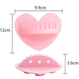 Attrape-cheveux en silicone mural pour douche avec ventouses, filtre à cheveux pour drain de salle de bain - Product Image 6