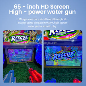 เครื่องเกมยิงน้ำ ฉุกเฉินกู้ภัย ตู้เกมแลกตั๋ว ตู้เกมไฟฟ้า เกมอินเทอร์แอคทีฟสำหรับผู้ปกครองและเด็ก - Product Image 3