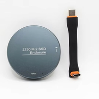 علبة خارجية مغناطيسية Ulike لـ M.2 2230 NVMe SSD من سبائك الألومنيوم ESATA للابتوب مع ضمان 3 سنوات بسرعة 401-500 ميجابايت/ثانية من Hynix/Sam