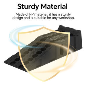 घरेलू कार सेवा में भारी शुल्क प्लास्टिक वाहन लिफ्ट गैर पर्ची सतह पोर्टेबल ऑटो रखरखाव तेल परिवर्तन रैंप सेट - Product Image 4