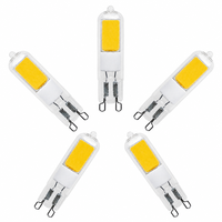 Ampoule LED Xmation G9 2W AC/DC 12V 250LM Verre COB 2200K/3300K/5000K 360° Sans Scintillement Remplacement Halogène CRI>80 Garantie 2 Ans