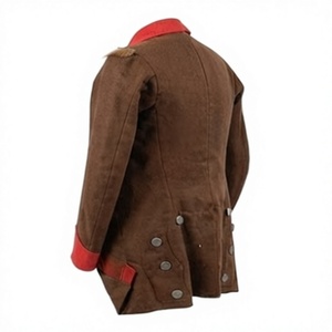 Manteau de style historique pour homme, croisé, formel, épais, avec patch au col, costume historique - Product Image 5