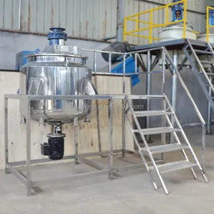 Chemical Mixing Equipment Homogenizer Mixer Liquid Soap Reactor Liquid Detergent Making Machine Laundry Mixing Tank