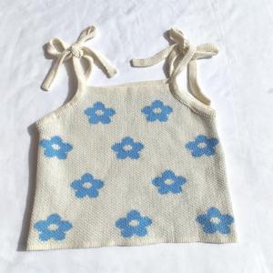 Bage nouveau-né bébé filles gilet tricoté filles <span class=keywords><strong>pull</strong></span> sans manches Offre Spéciale floral décontracté hiver 100% coton bio bébé épais 1000 - Product Image 1