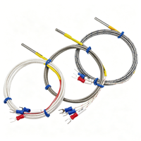 Sonde de température PT100, thermocouple K, sonde de température simple, 4*40mm, aiguille en acier inoxydable, résolution 0,1°C, OEM ODM