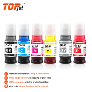 Topjet haute qualité GI 53 GI-53 Compatible bouteille d'encre de recharge en vrac pour imprimante Canon <span class=keywords><strong>PIXMA</strong></span> <span class=keywords><strong>G550</strong></span> G650 - Product Image 3