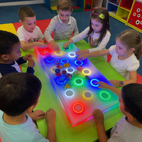 Équipement de Salle Sensorielle : Table Lumineuse LED Interactive pour Enfants, Panneau LED pour la Thérapie de l'Autisme et le Développement Précoce