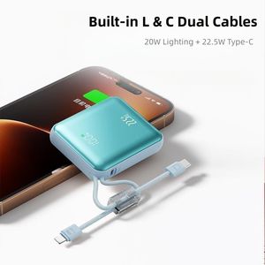 Banque d'alimentation mini haute capacité 22,5 W avec logo personnalisé, affichage LED, charge ultra-rapide, 10000/20000 mAh, chargeur numérique avec affichage, cadeau - Product Image 3