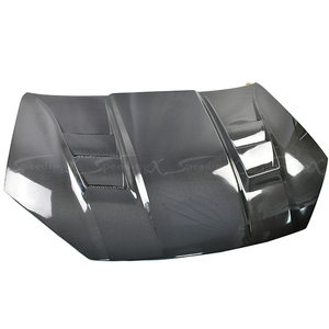 CUSTOMIZE TS STYLE CARBON FIBER <strong>ENGINE</strong> HOOD BONNET for 2011-2013 HYUNDAI GENESIS COUPE - Product Image 3