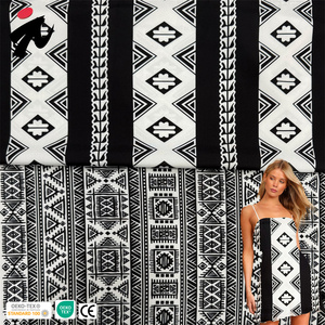 <span class=keywords><strong>Tissu</strong></span> d'impression 3D <span class=keywords><strong>moderne</strong></span> avec motifs audacieux et extensible dans les quatre sens 100D pour les vêtements et le rembourrage - Product Image 1