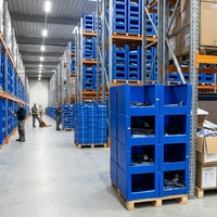 Boîte de rangement industrielle en Coroplast 4 mm 500x400x300 mm en PP ondulé pour la vente en gros, OEM ODM disponible
