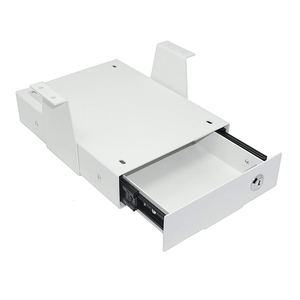 <span class=keywords><strong>Tiroir</strong></span> sous le bureau, <span class=keywords><strong>kit</strong></span> de <span class=keywords><strong>tiroir</strong></span> coulissant sous le bureau avec tablette pour ordinateur portable et tablette, organisateur de rangement de bureau, couleur noir et blanc - Product Image 4