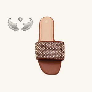 Sandales et pantoufles pour femmes de haute qualité, élégantes, rétro, été, nouveau design, légères et respirantes, résistantes aux rayures, durables - Product Image 5