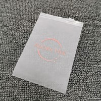 Sacs d'emballage en plastique EVA givré de haute qualité, écologiques, 100 pièces, pour maillots de bain et bikinis, avec fermeture éclair, pour vêtements