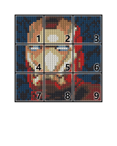 لوحات بناء فنية 48 × 48 بكسل 1 × 1 نقطط طوب حائط لوحات ديكور منزلي تصنعها بنفسك متوافقة مع شعار ألعاب هدايا نموذج لعبة - Product Image 2