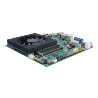 Potente I3 i5 i7 8th 10th CPU Dual DDR4 Triple pantalla grado Industrial Mini ITX placa base para negocios