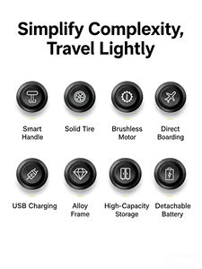 2026年新発売の人気商品、フルマグネシウムアルミニウム合金製電動サイクリング荷物、アルミフレーム、TSAロック、ハードハンドル、時速15km - Product Image 6