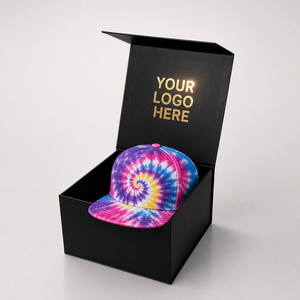 Cajas Personalizadas para Sombreros con Imán Acanalado y Cajas de Envío Personalizadas para Empaque de Gorras de Camionero - Product Image 1