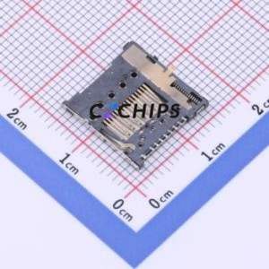 HYCW140-TF09-150B SD Card / Memory Card Connector SMD Connector Self-Return Type MicroSD Card (TF Card) Card Holder With - Product Image 2