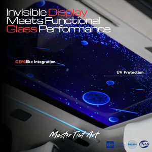Película Fotoeléctrica OMTD Personalizable para Techo Panorámico, Película LED con Patrón de Cielo Estrellado para Decoración Interior de Automóviles - Product Image 3