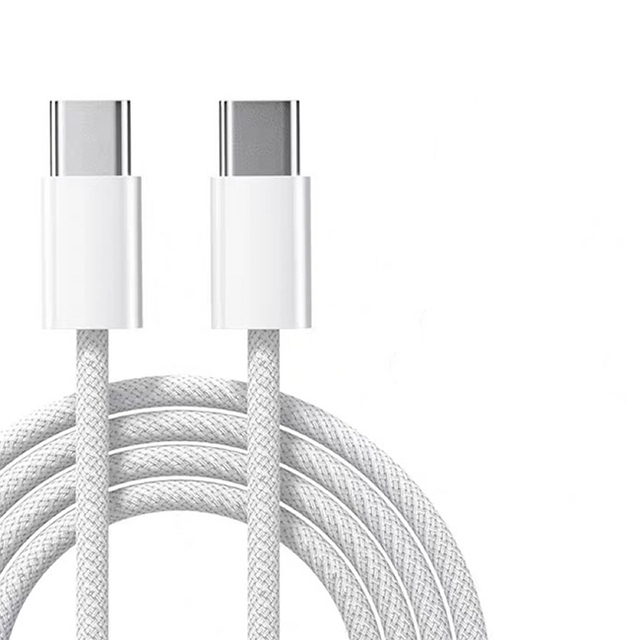 Whosale Nylon Braided PD 60W USB C to USB C Fast Charging Data Cable for iPhone 16