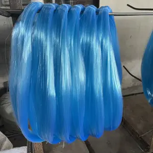 China Goedkope Prijs 0.1Mm-3Mm 100% Nylon Monofilament Garen Draad Plastic Andere Vislijn Blauw