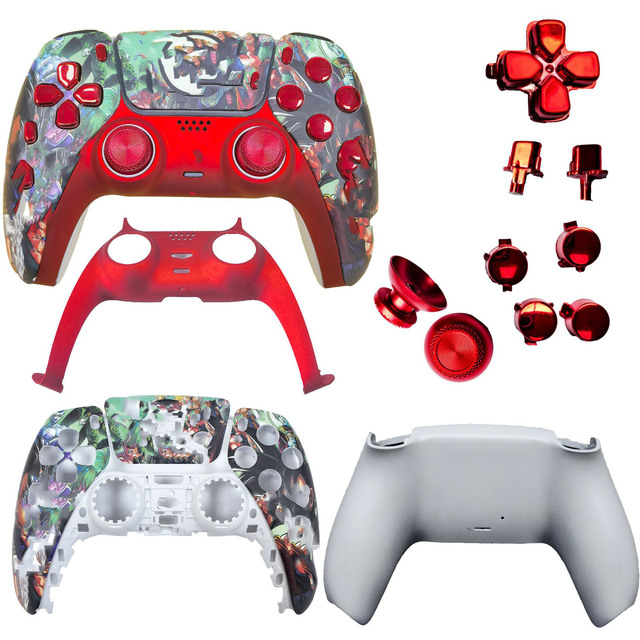 Faceplate Shell Top Cover for PS5 Protection Controller Housing Shell Front Face Cases Shells for PS5