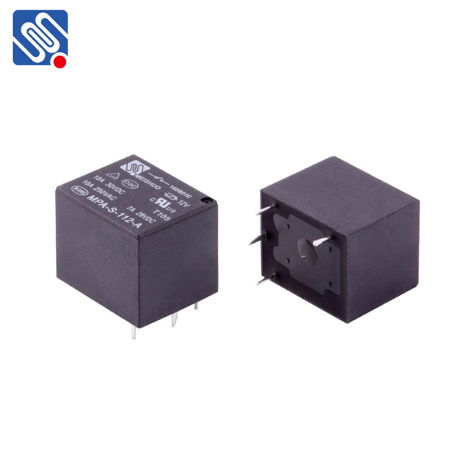 Meishuo MPA-S-112-A T73 Sugar Cube Relay 12v 4pin T73 Relay 5A 7A 10A Relay