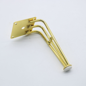Nuovi Arrivi: Gambe per Divano Letto in Metallo Cromato Color Oro, Stabili, per Mobili da Soggiorno e Camera da Letto - Product Image 4