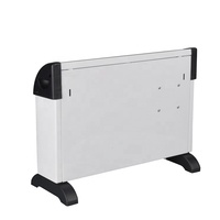Chauffage Électrique Portable en Métal à Convection avec Fil Chauffant et Ventilateur, Autonome pour Salon et Bureau, 2000W - Offre Spéciale