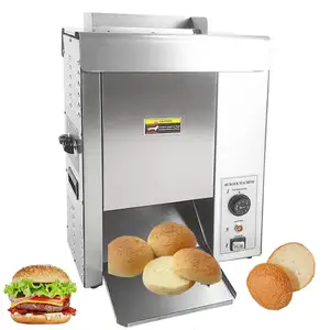 Vertical Contact Conveyor Hamburger Bread Baking Machine For Fast Food Store Breakfast Shop With Electric Control