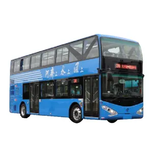 Autobus elettrico ciclo di lunga durata 86/36-68 posti colore opzionale nuova energia autobus urbani a due piani