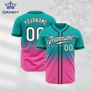 Full Sublimation Baseball Jerseys Youth Breathable Baseball Uniform Custom Baseball T-shirt For Women