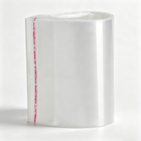 Emballage personnalisé transparent auto-adhésif en BOPP refermable, cellophane OPP imprimé en héliogravure, recyclable, pour vêtements, chaussettes, chaussures