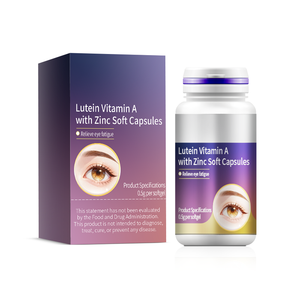 Complément alimentaire pour soulager la fatigue visuelle : 0,5 g de lutéine par gélule, 1 g de lutéine, 30 mg de vitamine A, 400 mg de <span class=keywords><strong>zinc</strong></span> par 100 g - Product Image 2