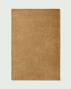 Tapis de sol moderne sur mesure, design de créateur, en laine tuftée à la main, couleur beige, peluche douce, poils coupés 15 mm, couleur unie, durable, pour la maison et les pique-niques - Product Image 6
